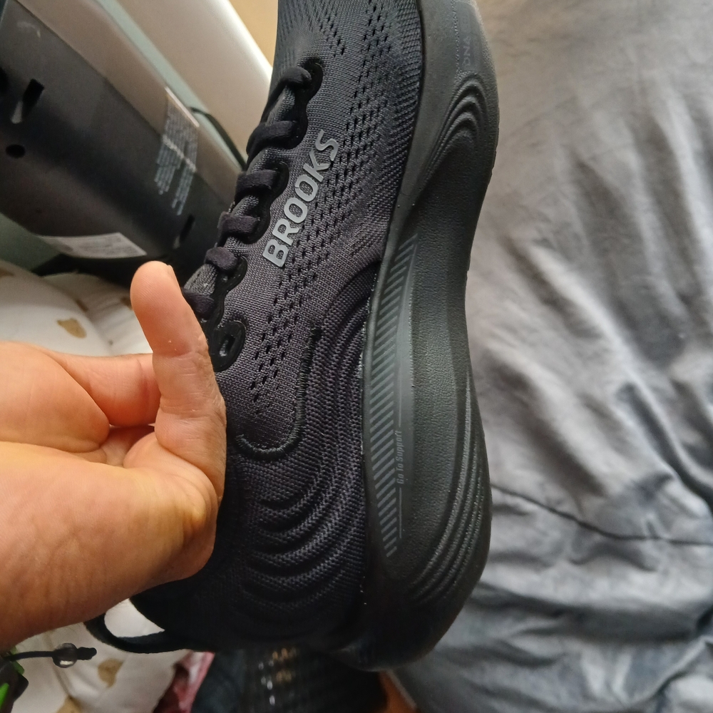 Brooks Men's All-Black Athletic Shoes - Picture 11 of 13
